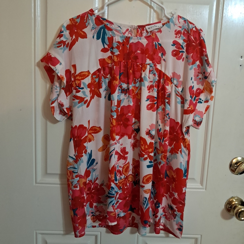 Fun flowy shirt!